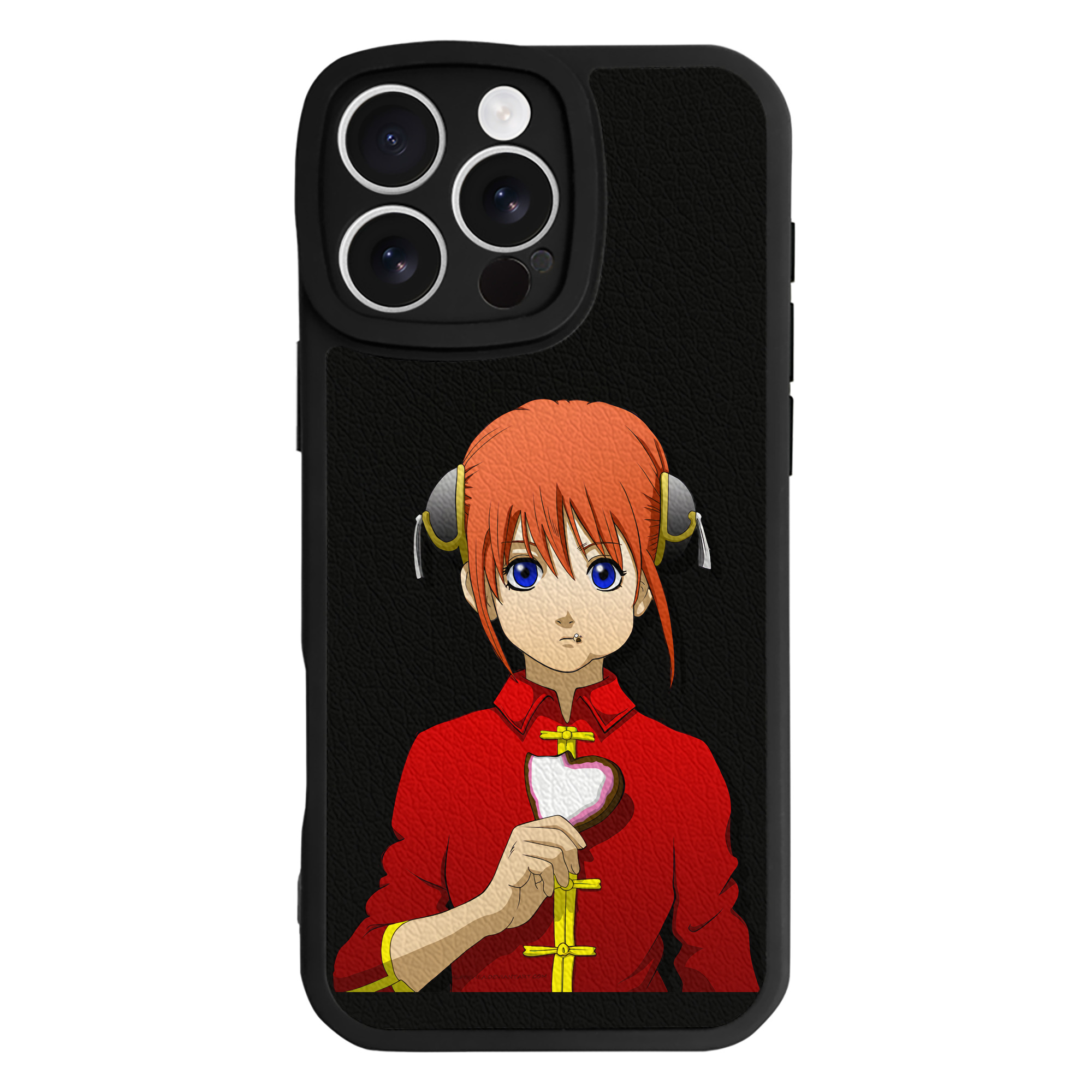 （画像用） ぎんたま 坂田銀時（さかたぎんとき） 神楽 志村新八（しむら しんぱち） GINTAMA Sakata Gintoki Kagura Shimura Shinpachi 【iPhone 16シリーズ対応】シリコンスマホケース（レザー調） 材質：シリコン